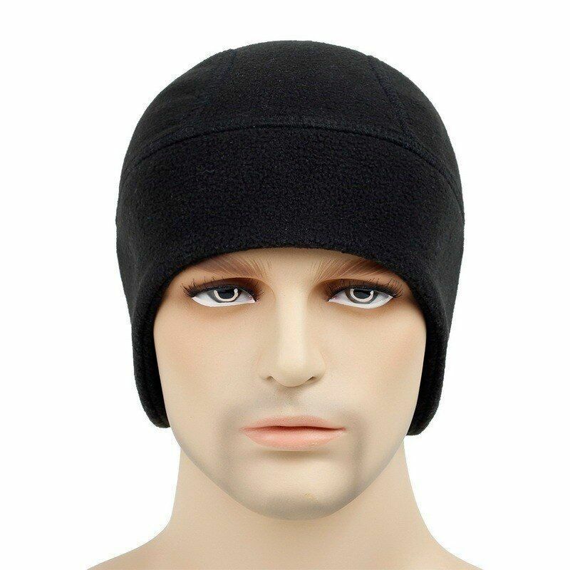 Unisex Outdoor Windproof Winter Warm Fleece Hat Camping Hunting Tactical 56-50CM