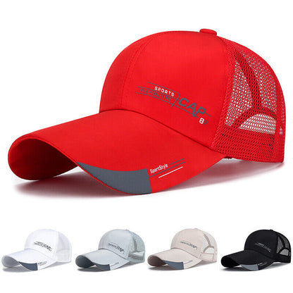 Visor Sun Hat Quick Dry Mesh Classic Baseball Cap Outdoor Golf Breathable Hat