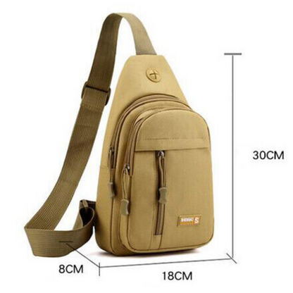 Nylon Tactical Sling Bag Crossbody Backpack Mens Casual Shoulder Chest Bags Gift