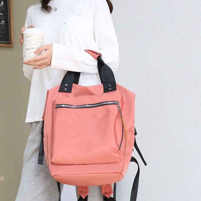 Nylon Backpack Travel Book Bag Teenage Students Handbag Daypack Nylon 40*26*17CM