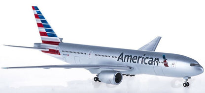 1:200 32CM Hogan American BOEING 777-200 Passenger Airplane ABS Plastic Model
