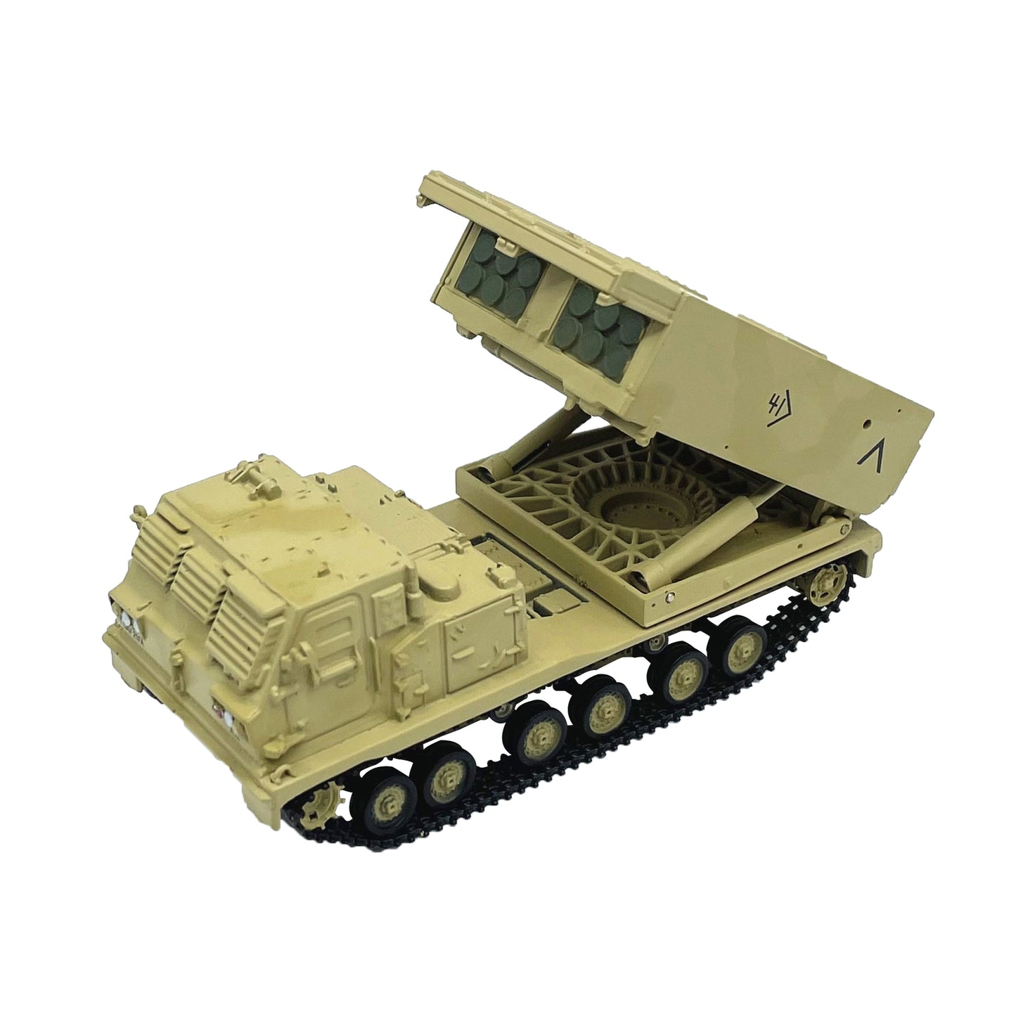 1:72 US.M270 Multiple Rocket Launcher Desert Model finished
