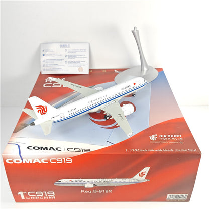 1:200 NG Model AIR CHINA C919 Passenger Airplane Diecast Aircraft Model