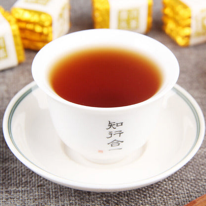 Yunnan Spring Pu'er Tea Mini Pu'er Pu'er Brick Tea Boiled Pu'er Tea-