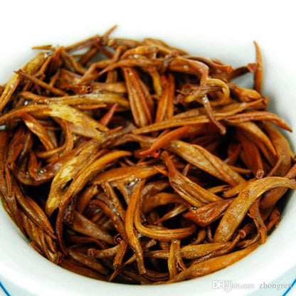 2023 Yunan Fengqing Dianhong Black Tea Small Golden Bud Healthy Organic Tea 250g