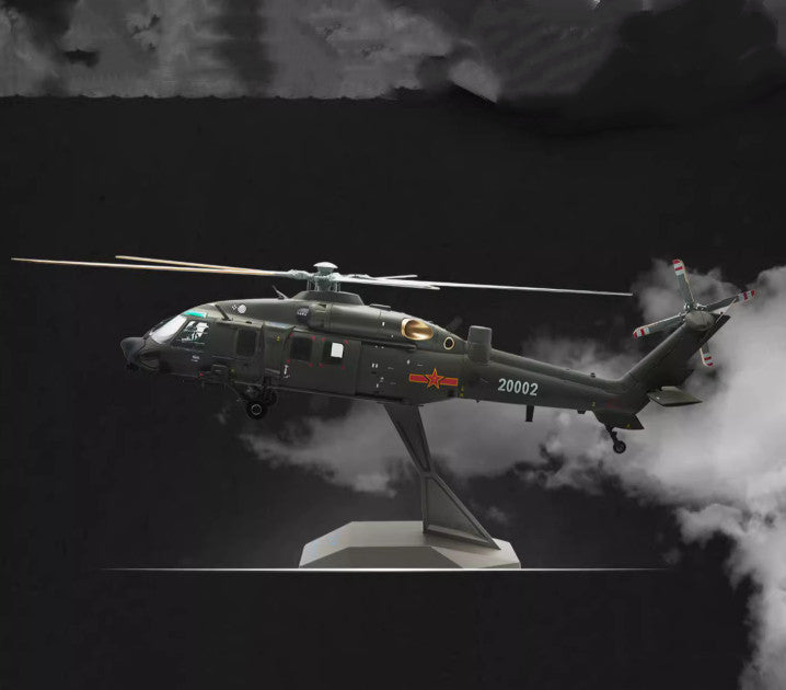1:40 40CM AVIC Z-20 Attack Helicopter Army Plane Diecast Military Aircraft Model