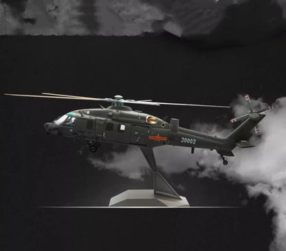 1:40 40CM AVIC Z-20 Attack Helicopter Army Plane Diecast Military Aircraft Model