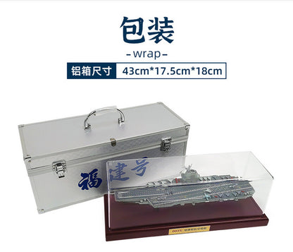 1:1000 40CM Fujian 003 Aircraft Carrier #18 Warship Diecast Battle ship Model