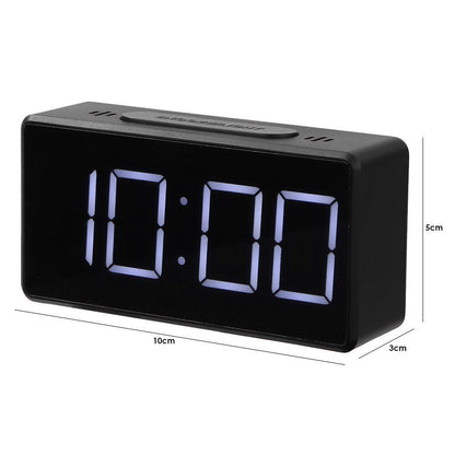 Alarm Clock LED Mini Student Electronic USB Rechargeable 100x50x30mm ABS Plastic