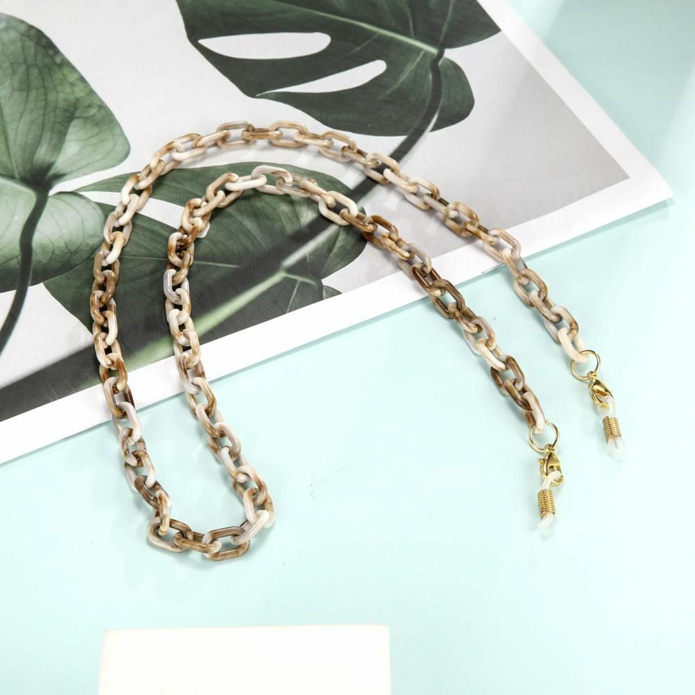 Acrylic Chain Face Mask Necklace Glasses Sunglasses Straps Women Men Neck Holder