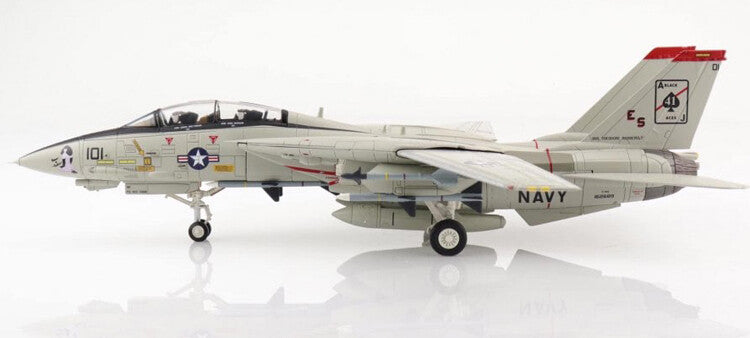 1:72 HM Grumman F-14A "Queen of Spades" VF-41 "Black Aces",Fighter Diecast Model