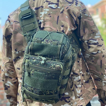 Large Military Sling Backpack Tactical Shoulder Bag Waterproof Outdoor Camping