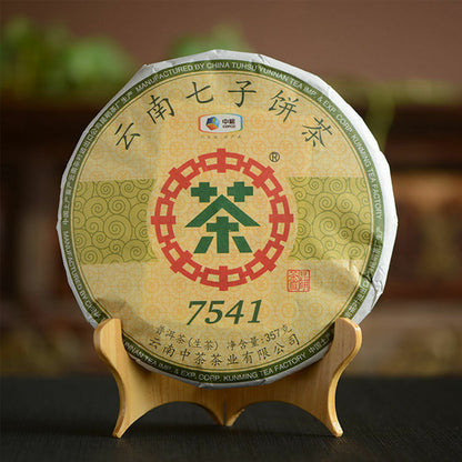 Classic 7541 Raw Pu-erh Sheng Cha 357g Cake Zhongcha Chinese Pu'er Puer Tea 2019