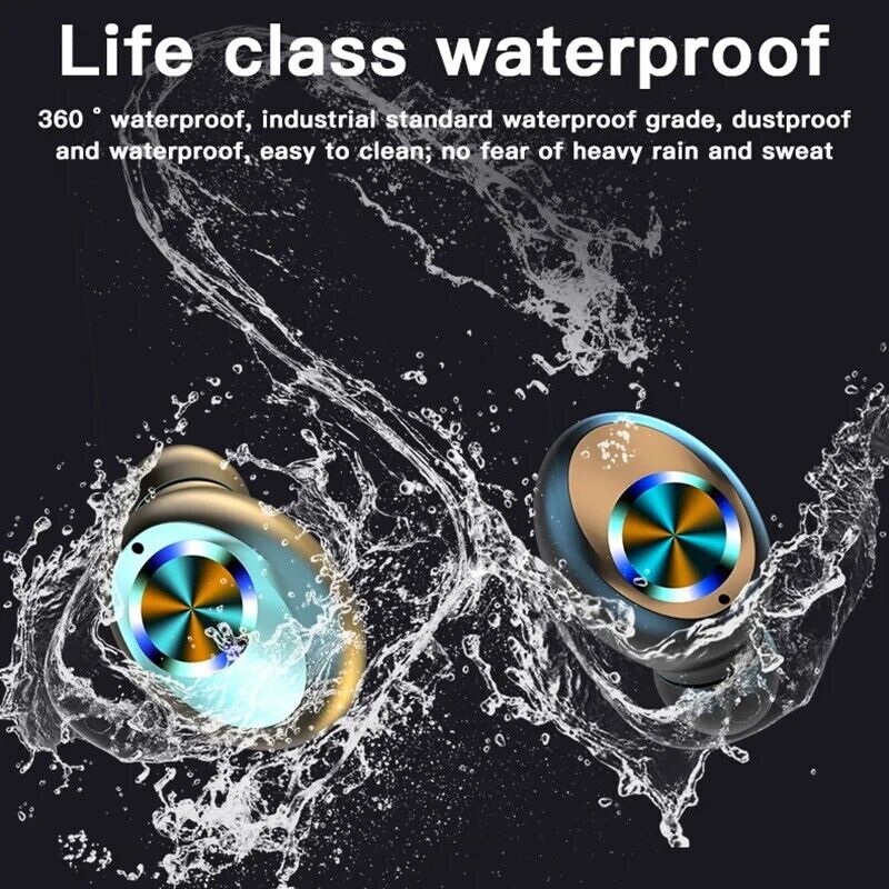Mini Headphone Bluetooth 5.0 Headset Waterproof Noise Reduction Wireless Earbuds