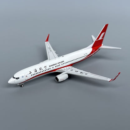 1:400 AeroPolaris Shanghai Airlines B737-800 B-1720 Airplane Diecast Model