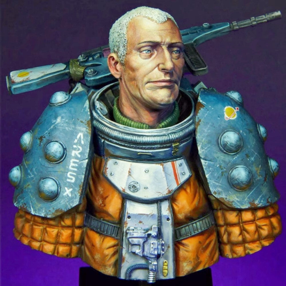 1/10 resin bust figure model Fantasy Warrior Wanderer Bust unassembled unpainted