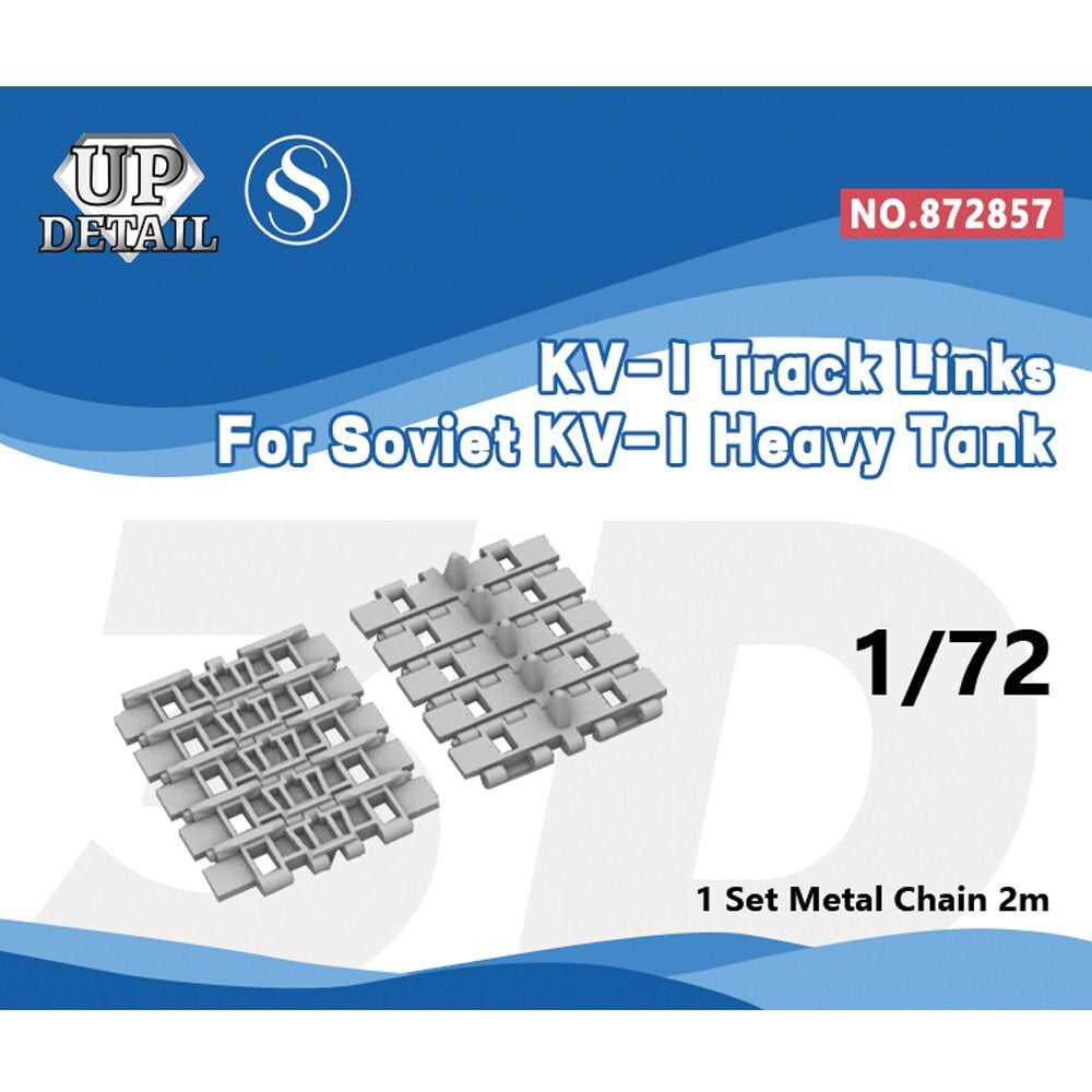 SSMODEL SS872857 1/72 Model Upgrade Parts Track Links For Soviet KV-1 Heavy Tank
