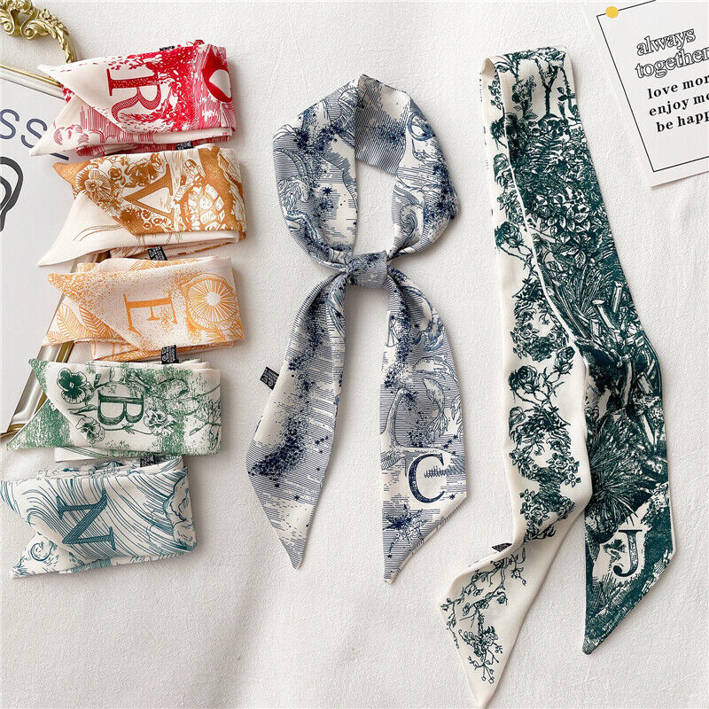 Handbag Handle Ribbon Scarf Band Hair Head Neck Neckerchief Retro Hair Ribbons