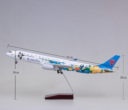 1:135 47CM CHINA SOUTHERN AIRBUS A330 Passenger Plane Landing Gear Resin Model