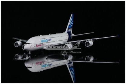 1:400 JC Wings AIRBUS A380 Own the sky Passenger Airplane Diecast Aircraft Model