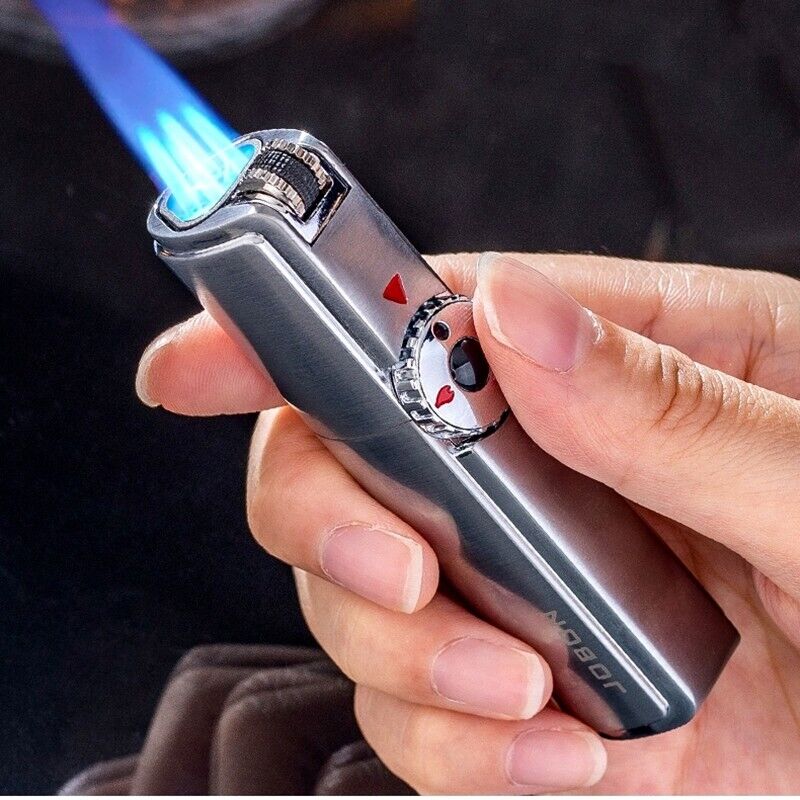 Metal Torch Lighter Granite Single Triple Jet Turbo Gas Spray Gun Cigar Gadgets