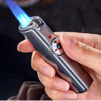 Metal Torch Lighter Granite Single Triple Jet Turbo Gas Spray Gun Cigar Gadgets