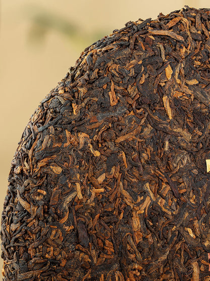 ChinaTea Yunnan Pu'er Tea 2021 Jinhao Yulian Palace Premium Puer Cooked Tea 357g