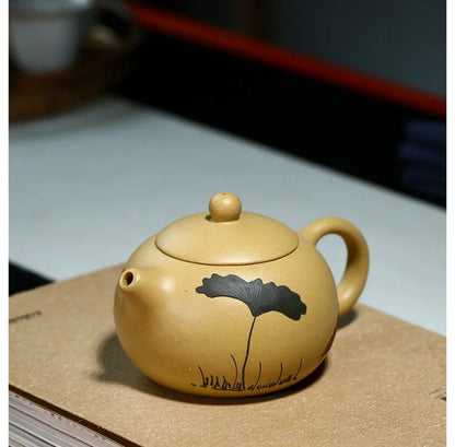 200ML Yixing Classic Tea Pot Purple Clay Xi Shi Teapots Handmade Tea Set