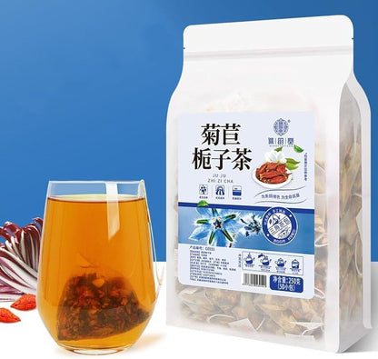 Chinese Chicory Gardenia Tea Herbal Tea (250g,5gx50pack)Kudzu Root Lily Mulberry