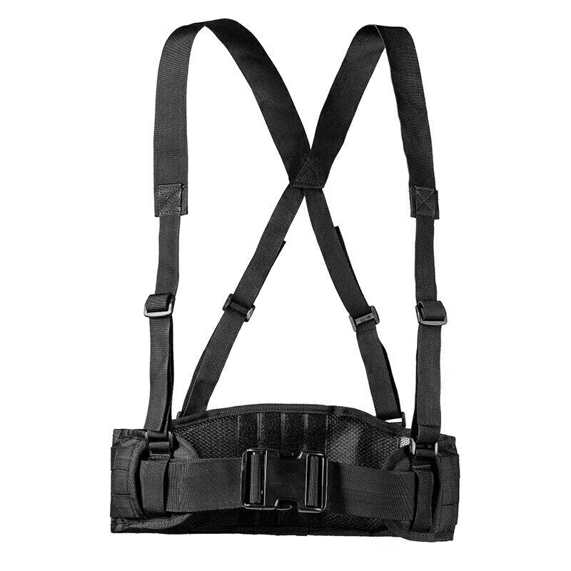 Tactical Belt Army Hunting Waist Support Waist Bag Carrier Adjustable SoftPadded
