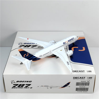 1:400 JC Wings AIRJAPAN BOEING B787-8 Passenger Airplane Diecast Aircraft Model