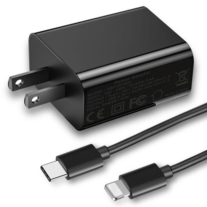 18W USB-C Quick Power Adapter Charger & 3ft Cable For iPad 5th 6th 7th 8th Gen