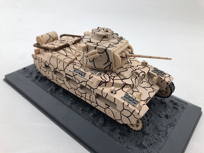 1/43 British Vickers Mk.II Infantry Military Tank1942 Malta Alloy Model Finished