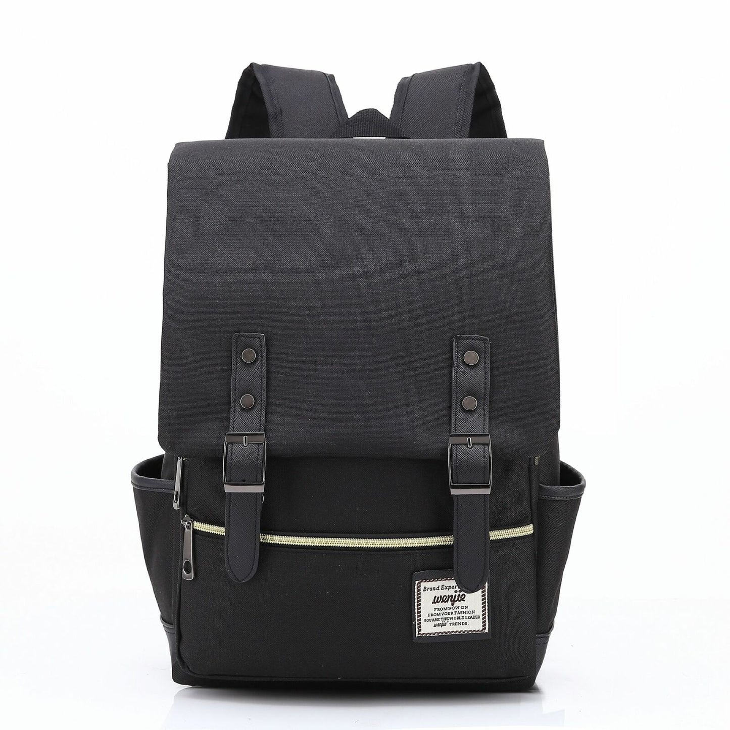 Fashion Vintage Laptop Backpack Women Canvas Bags Men Canvas Travel Backpacks