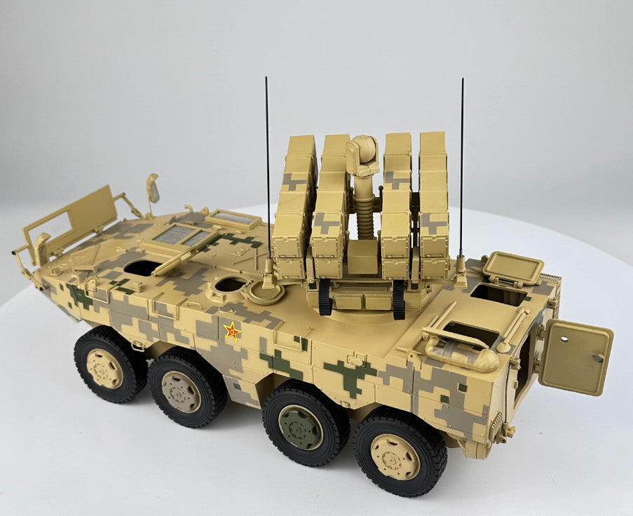 1:26 38CM Red Arrow-10 Air Defense Missile Launcher Truck Diecast Military Model