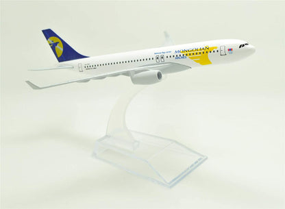 1:400 16cm B767-300ER Mongolian Airlines Metal Airplane Model Plane Toy