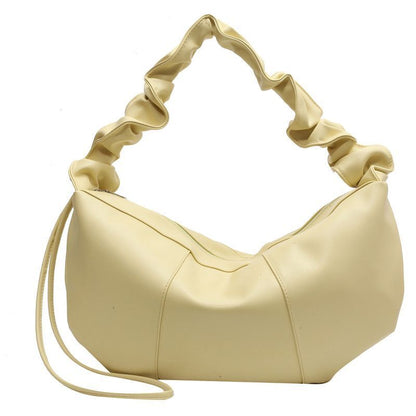 Large Shoulder Bag Soft Leather Crossbody Bags Tote Handbag 42*22*10 CM Zipper