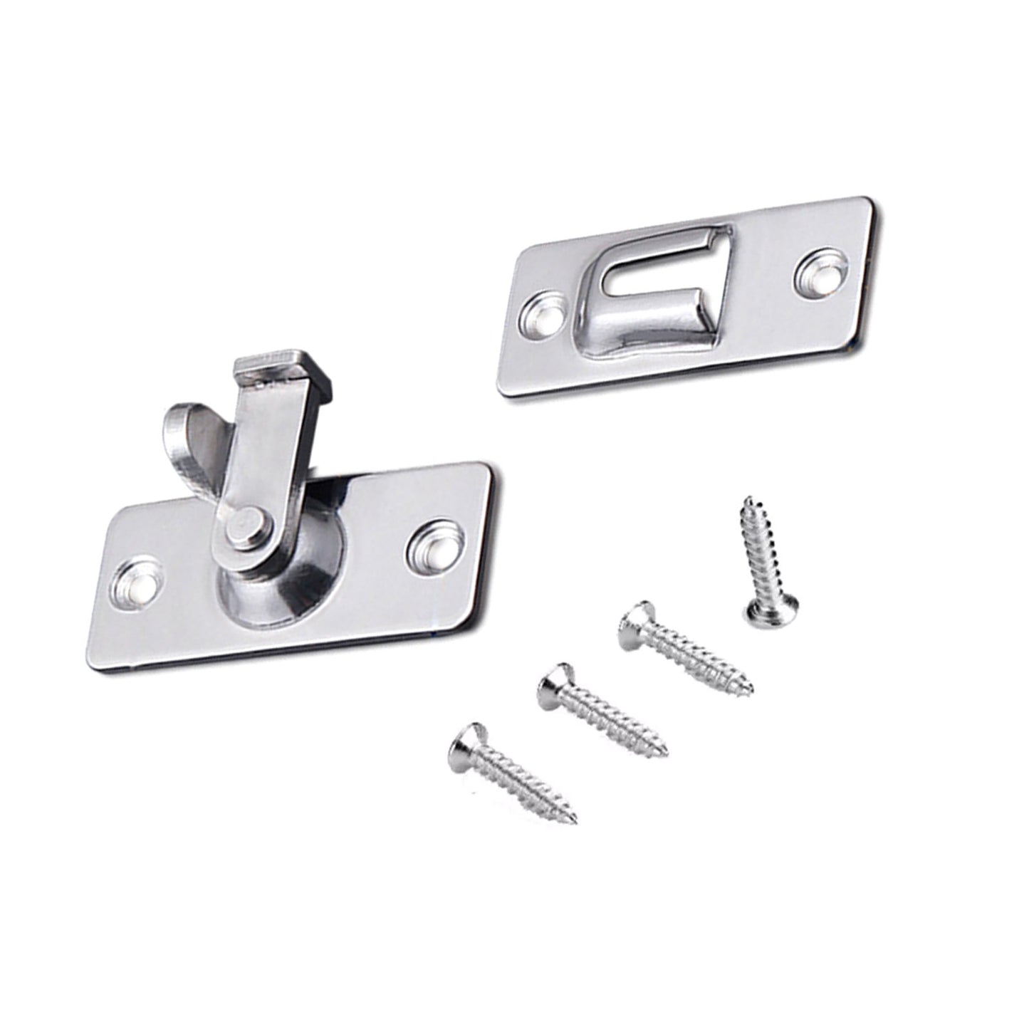 Durable 90 Degree Stainless Steel Latch Safety Right Angle Sliding Door Lock