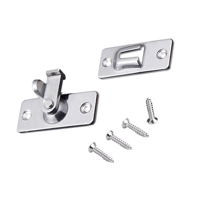 Durable 90 Degree Stainless Steel Latch Safety Right Angle Sliding Door Lock
