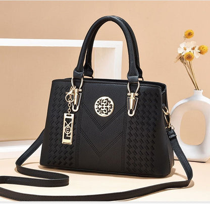 Women Leather Bag Embroidery Messenger Bags Luxury Handbags Bag Female Polyester