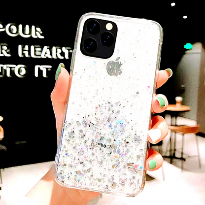 Case Cover For iPhone 11 Pro MAX Shockproof TPU Glitter Bling Funda Forro Cober