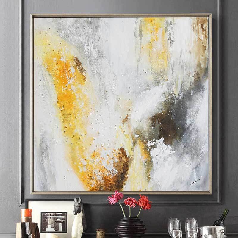 hand painted Oil Painting Decorative Painting Modern Minimalist Living Room Wall