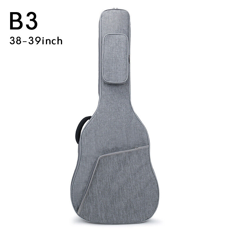 Thickened Guitar Gig Bag Double Shoulder Straps Padded Soft Case Backpack NEW