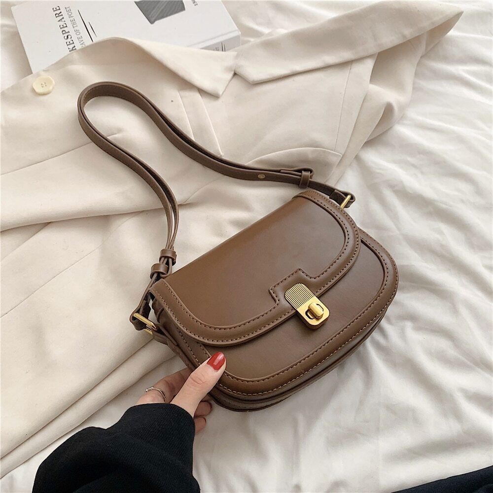 Crossbody Bags For Women Lock Shoulder Purse Ladies Handbags
