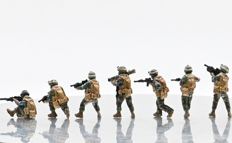 1/72 Modern American Soldier 7 Soldier Model
