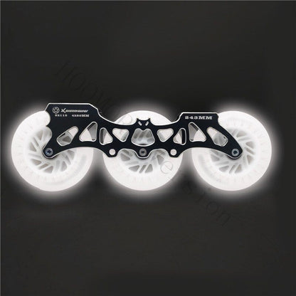 Frame Wheel Bearing 3*110mm Inline Speed Skating Frame Ultralight Alloy Base 85A