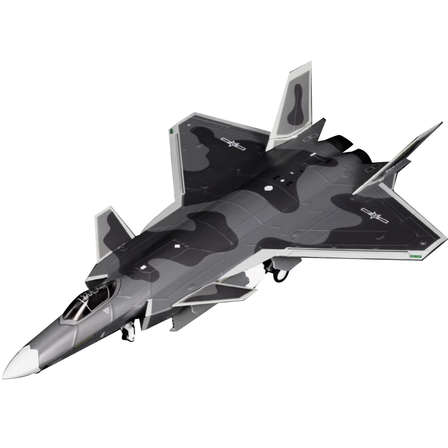 Alloy 1/72 Scale Liberation Army Air Force Chengdu J-20 Fighter Model Plane Gift