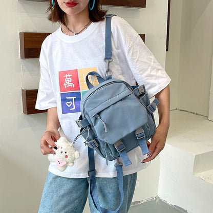 Backpack Women Shoulder Bag Teenagers Small Travelling School Backpack 22*7*26CM