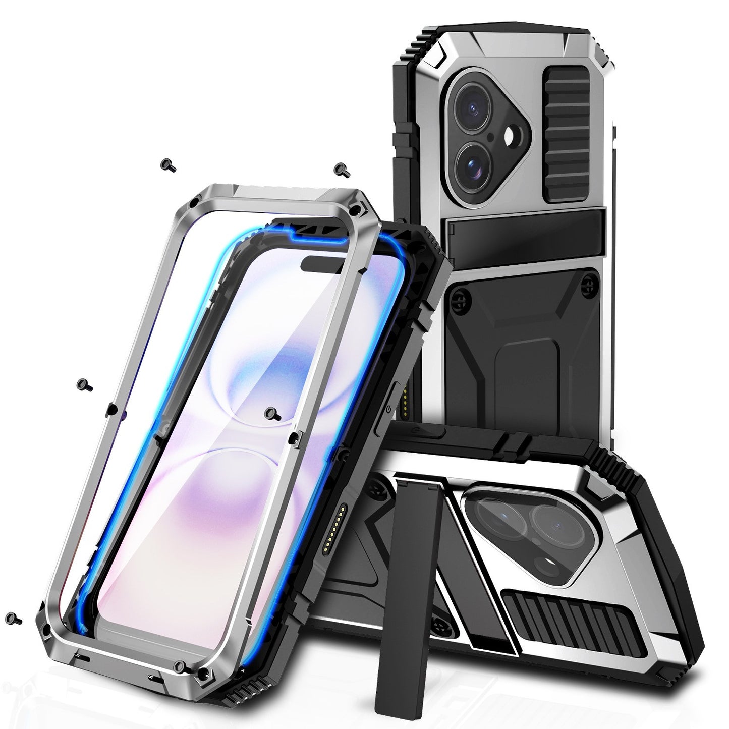 For iPhone17 Pro Max /17/17 Pro/17Air Promobile phone case Metal protective case