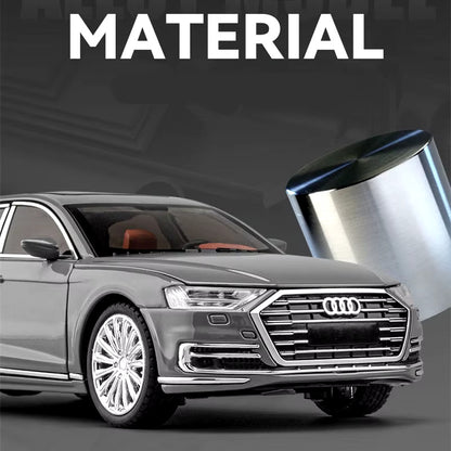 New 1:24 AUDI A8 Alloy Car Model Diecast Metal Toy Vehicles Car Model High Simul